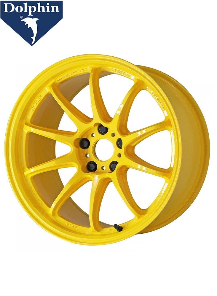 Dolphin طلاء رذاذ مقاوم للصدأ أصفر كناري 280 جرام – طلاء واقي مضاد للتآكل، يجف بسرعة، لمسة ناعمة، لون طويل الأمد للمعادن، الخشب، قطع السيارات، الآلات، الأثاث واستخدامات الأعمال اليدوية - Image 4